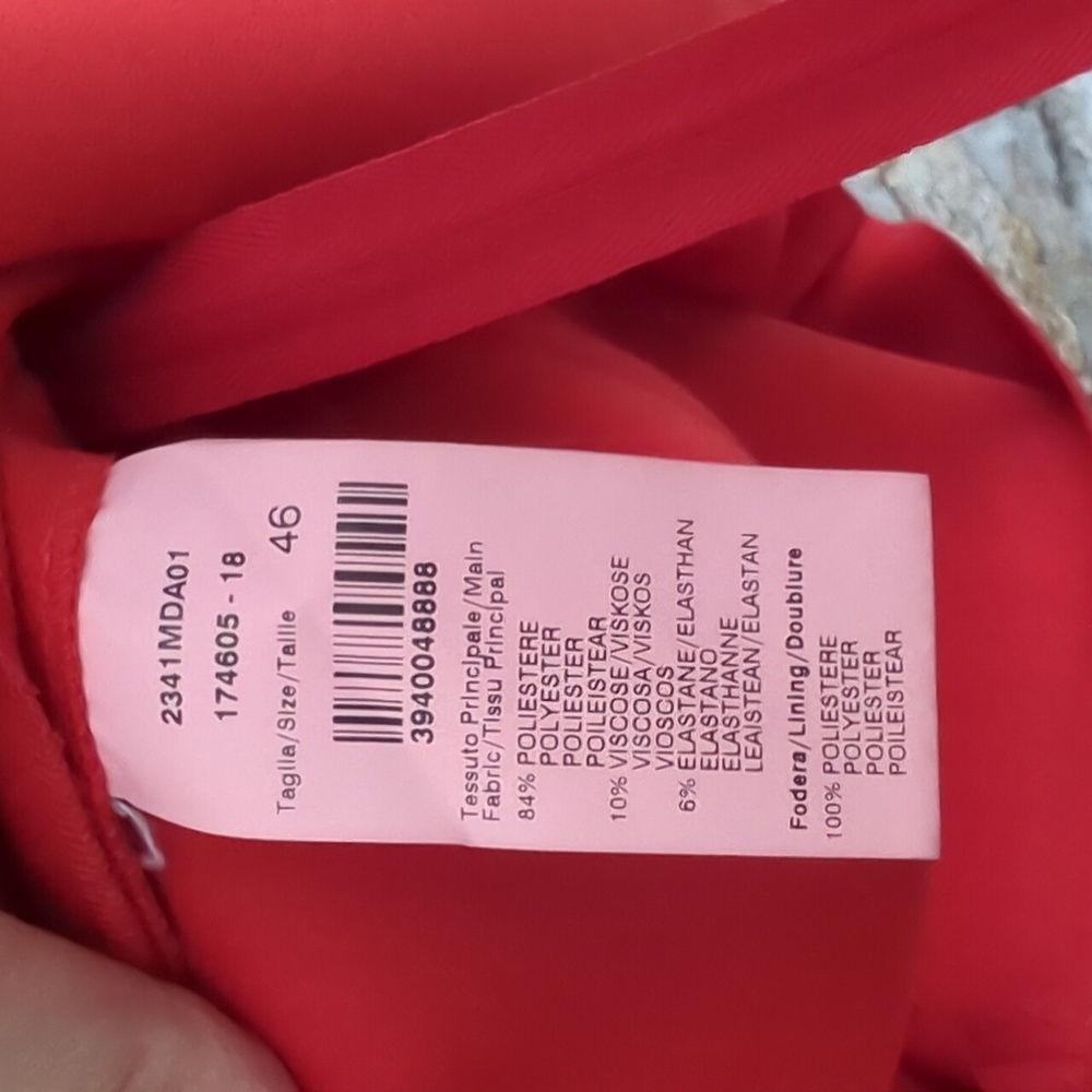 MSGM Red Ruffle Dress - Picture 9 of 13